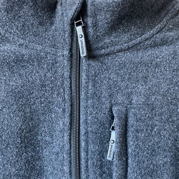 Smartwool Dark Grey Wool Blend Full Zip Jacket Size: XL - Picture 6 of 11